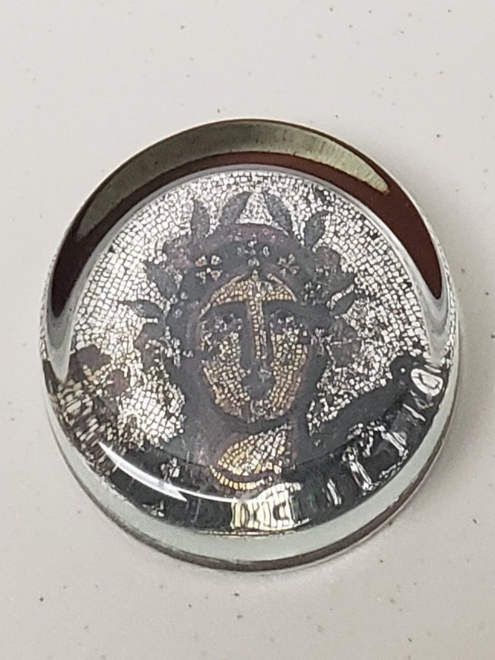 Four Seasons Roman Mosaic Paperweight